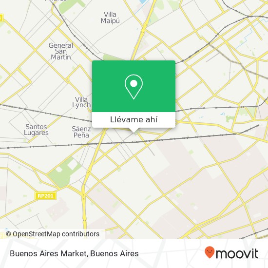 Mapa de Buenos Aires Market