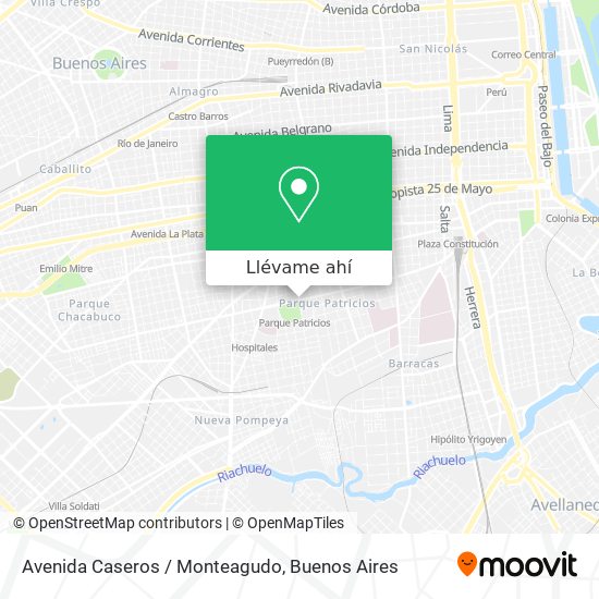 Mapa de Avenida Caseros / Monteagudo