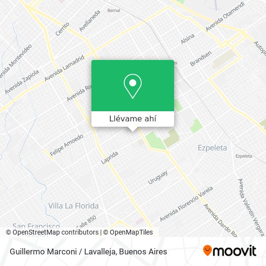 Mapa de Guillermo Marconi / Lavalleja