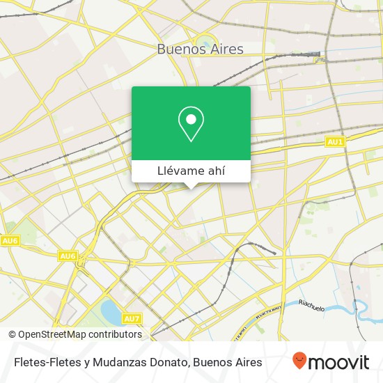 Mapa de Fletes-Fletes y Mudanzas Donato