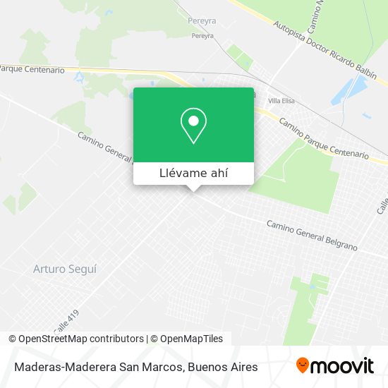Mapa de Maderas-Maderera San Marcos