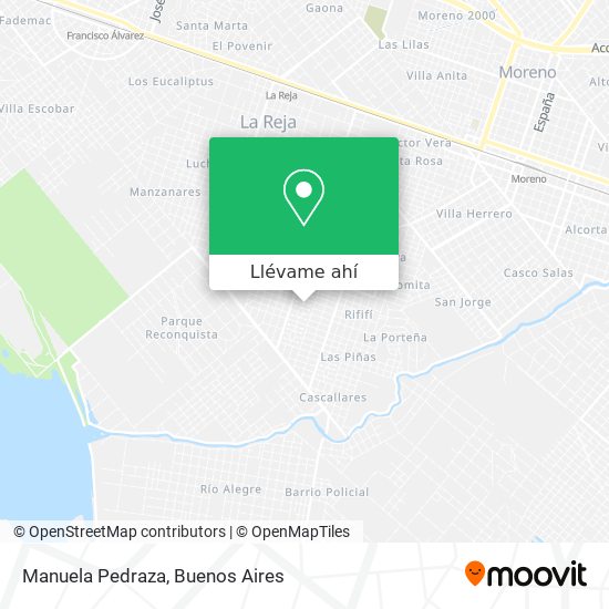 Mapa de Manuela Pedraza