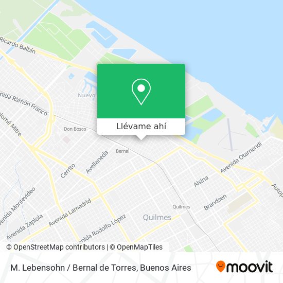 Mapa de M. Lebensohn / Bernal de Torres