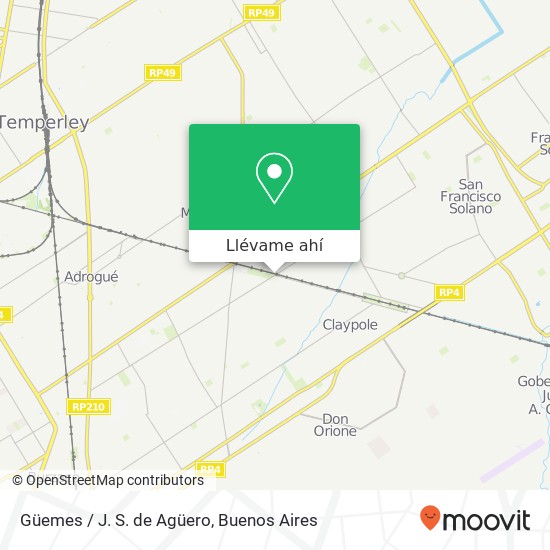 Mapa de Güemes / J. S. de Agüero