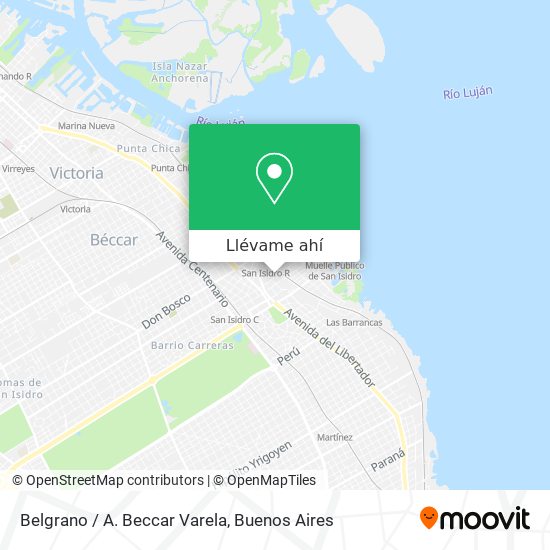 Mapa de Belgrano / A. Beccar Varela