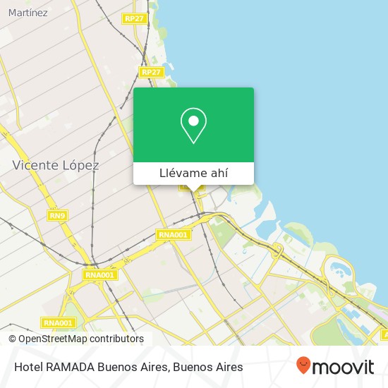 Mapa de Hotel RAMADA Buenos Aires