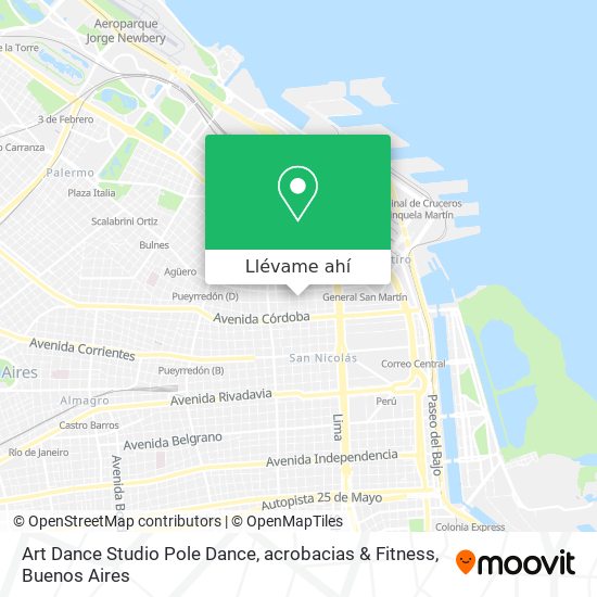 Mapa de Art Dance Studio Pole Dance, acrobacias & Fitness