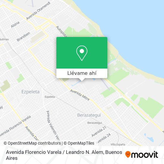 Mapa de Avenida Florencio Varela / Leandro N. Alem