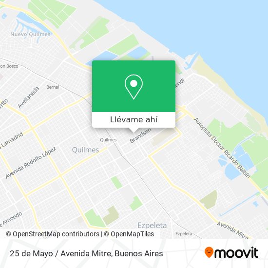Mapa de 25 de Mayo / Avenida Mitre
