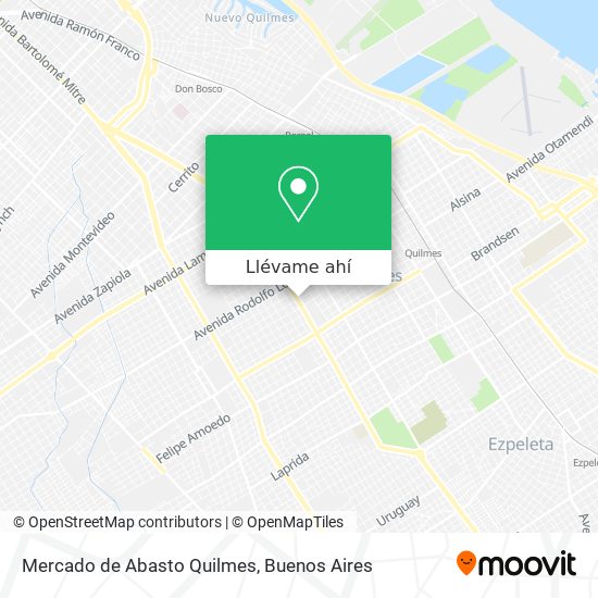 Mapa de Mercado de Abasto Quilmes