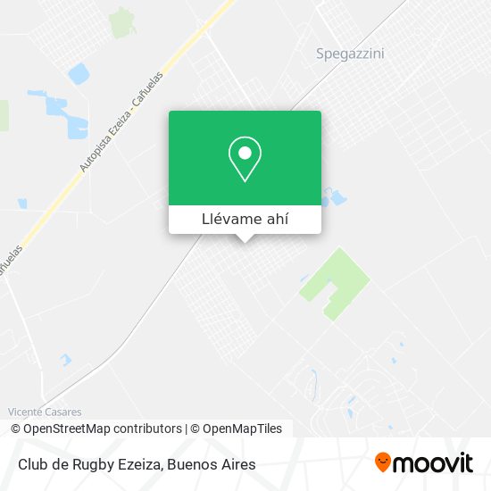 Mapa de Club de Rugby Ezeiza