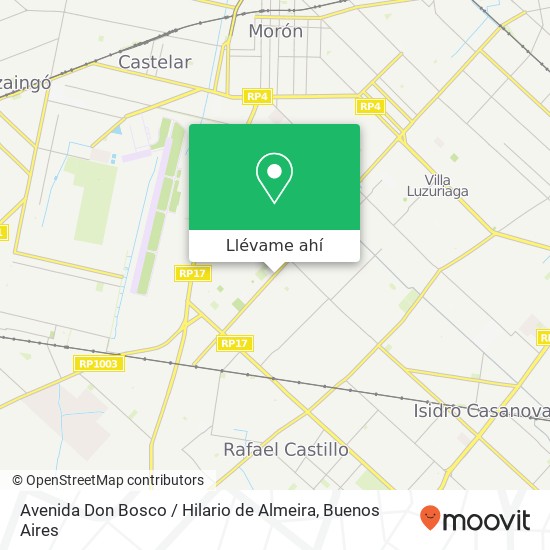 Mapa de Avenida Don Bosco / Hilario de Almeira