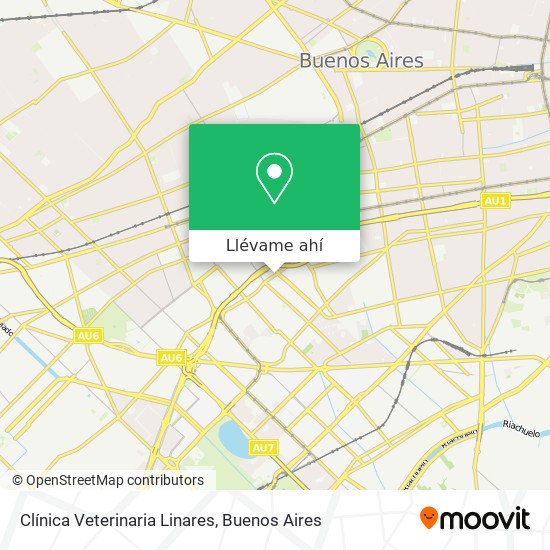Mapa de Clínica Veterinaria Linares