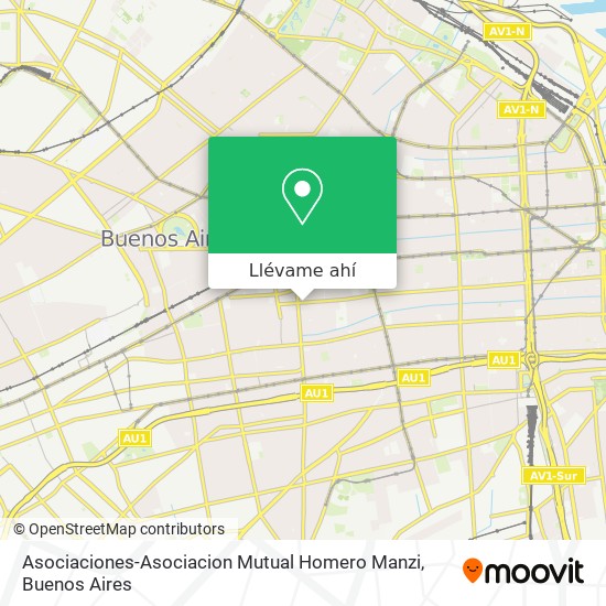 Mapa de Asociaciones-Asociacion Mutual Homero Manzi