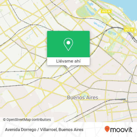 Mapa de Avenida Dorrego / Villarroel