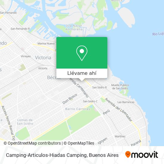Mapa de Camping-Articulos-Hiadas Camping