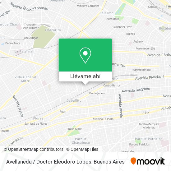 Mapa de Avellaneda / Doctor Eleodoro Lobos