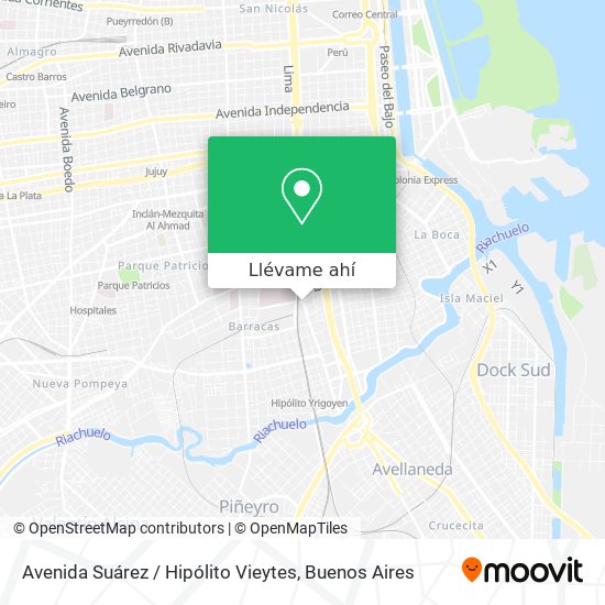 Mapa de Avenida Suárez / Hipólito Vieytes