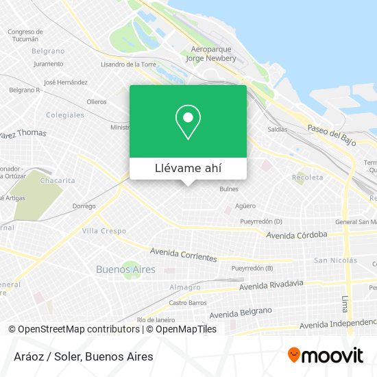 Mapa de Aráoz / Soler