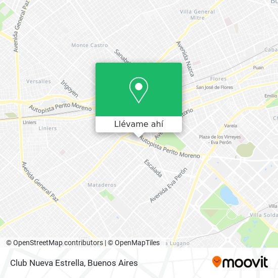 Mapa de Club Nueva Estrella