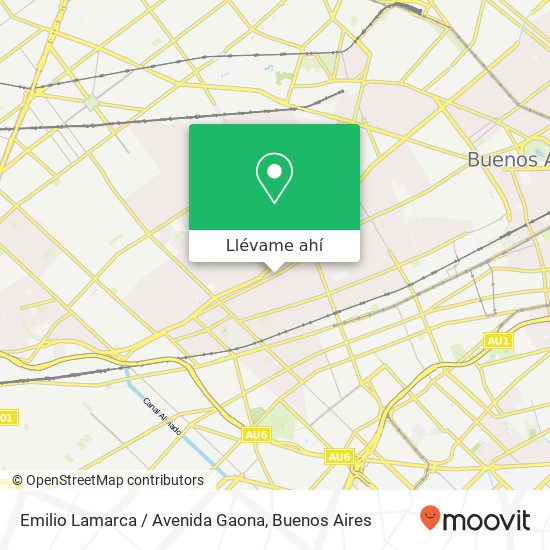 Mapa de Emilio Lamarca / Avenida Gaona