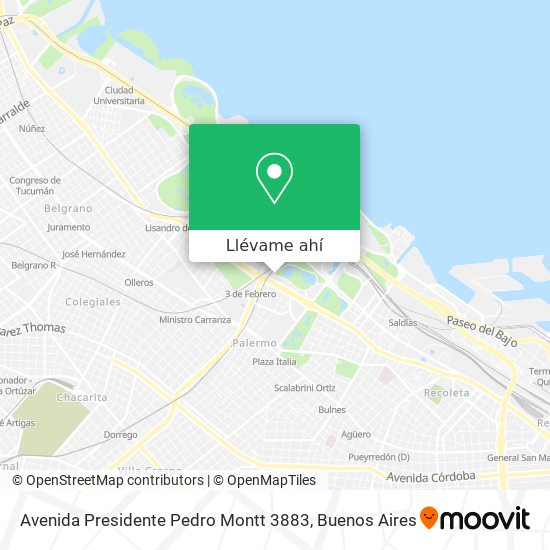 Mapa de Avenida Presidente Pedro Montt 3883