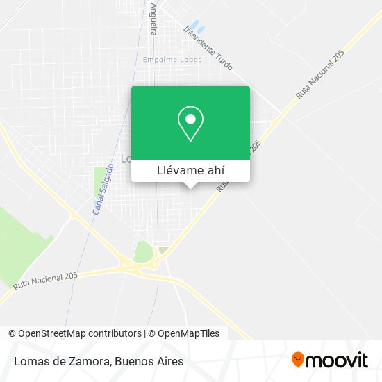 Mapa de Lomas de Zamora