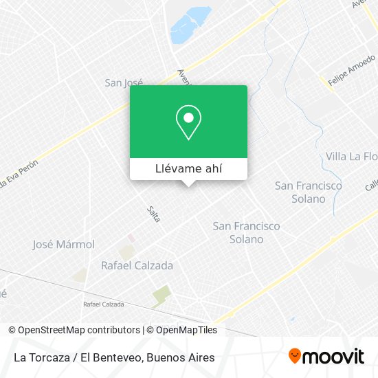 Mapa de La Torcaza / El Benteveo
