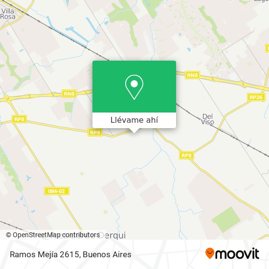 Mapa de Ramos Mejía 2615