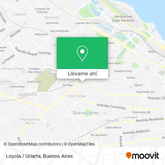 Mapa de Loyola / Uriarte