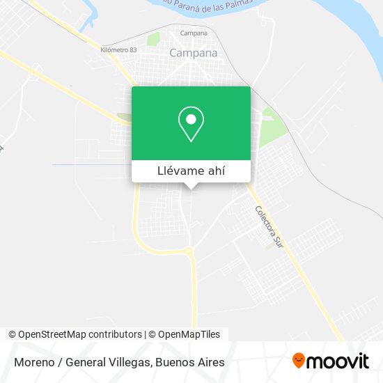 Mapa de Moreno / General Villegas