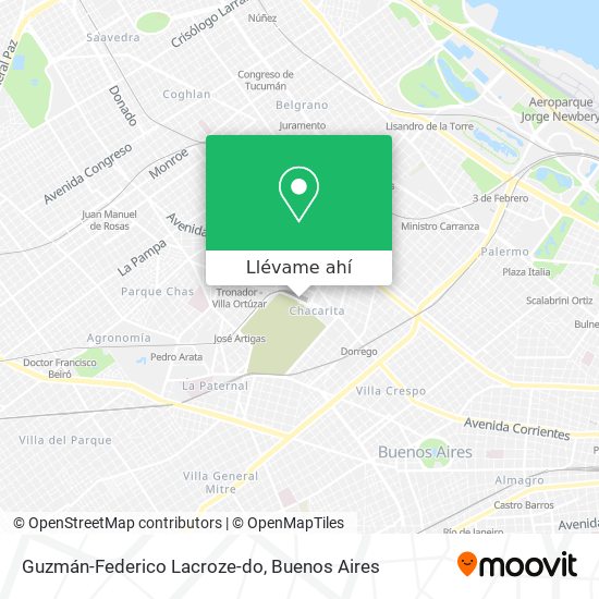 Mapa de Guzmán-Federico Lacroze-do