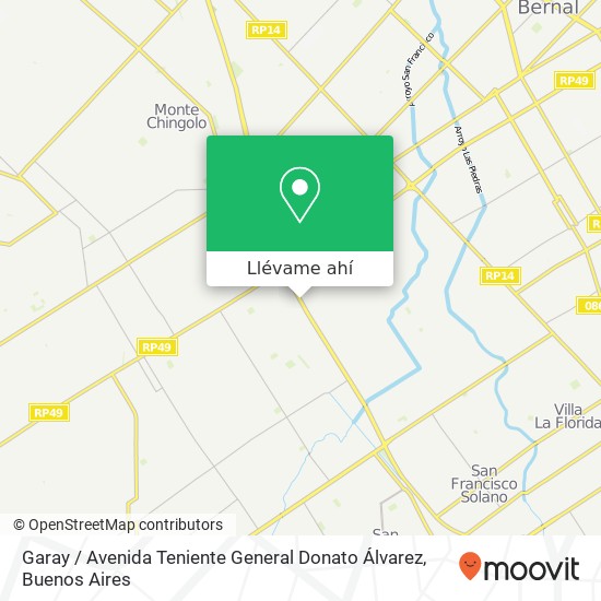 Mapa de Garay / Avenida Teniente General Donato Álvarez