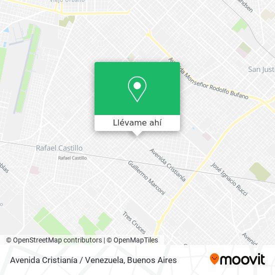 Mapa de Avenida Cristianía / Venezuela