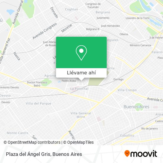 Mapa de Plaza del Ángel Gris
