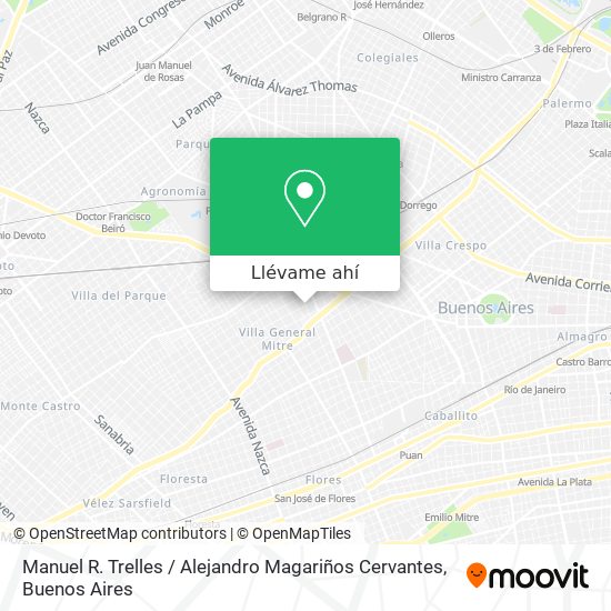 Mapa de Manuel R. Trelles / Alejandro Magariños Cervantes