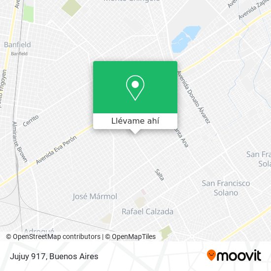 Mapa de Jujuy 917