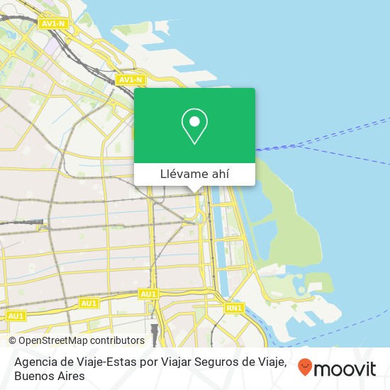 Mapa de Agencia de Viaje-Estas por Viajar Seguros de Viaje