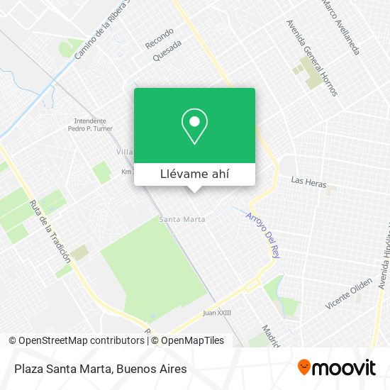 Mapa de Plaza Santa Marta