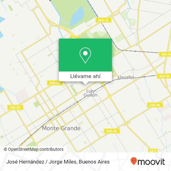 Mapa de José Hernández / Jorge Miles