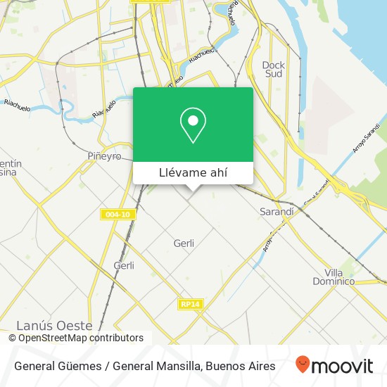 Mapa de General Güemes / General Mansilla