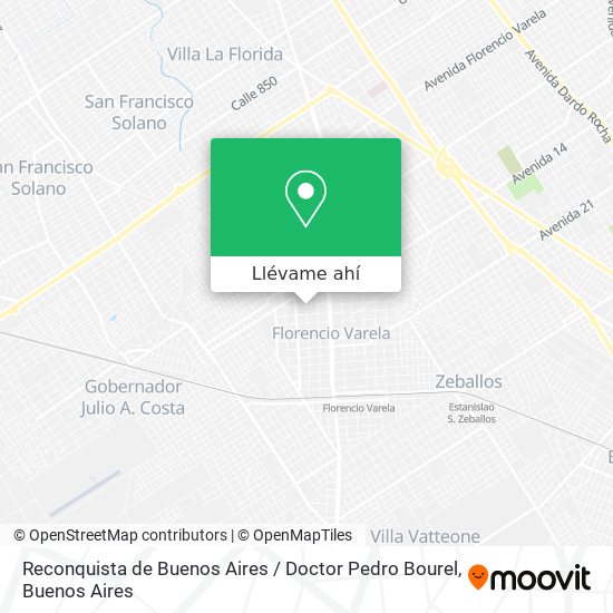 Mapa de Reconquista de Buenos Aires / Doctor Pedro Bourel