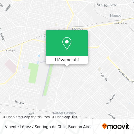 Mapa de Vicente López / Santiago de Chile