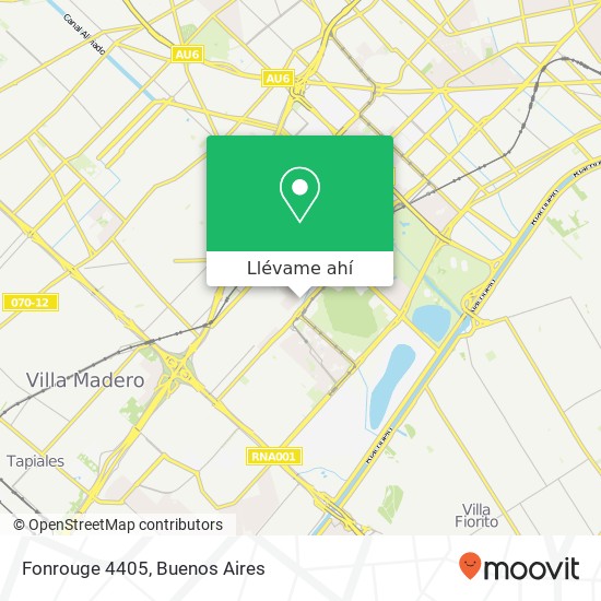 Mapa de Fonrouge 4405
