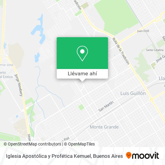 Mapa de Iglesia Apostólica y Profética Kemuel