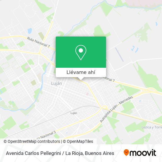 Mapa de Avenida Carlos Pellegrini / La Rioja