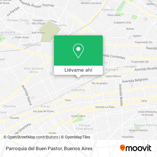 Mapa de Parroquia del Buen Pastor