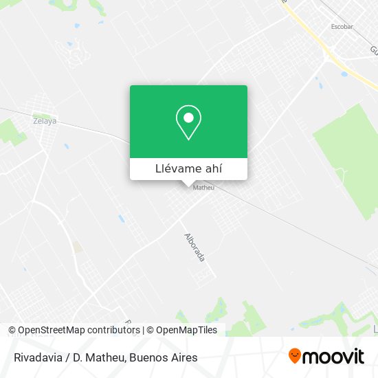 Mapa de Rivadavia / D. Matheu