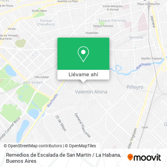 Mapa de Remedios de Escalada de San Martín / La Habana