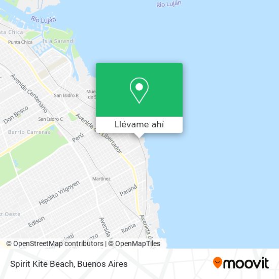 Mapa de Spirit Kite Beach